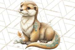 Celtic Enchanted Forest Animals Clipart, Woodland Creatures Product Image 4