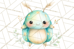 Spring Insects Clipart PNG, Cute Baby Bugs Watercolor Png Product Image 4