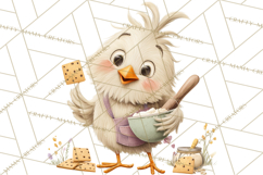 Whimsical Easter Animal Clipart, Printable PNG, Cute Bunny Product Image 4