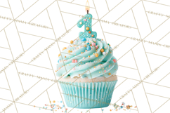 Birthday Cupcakes PNG, Colorful Cupcake Clipart, Sprinkles Product Image 5