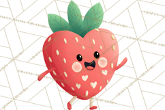 Valentine Kawaii Candies, Heart Sweets Clipart, Cute Candy Product Image 5