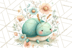Spring Insects Clipart PNG, Cute Baby Bugs Watercolor Png Product Image 4