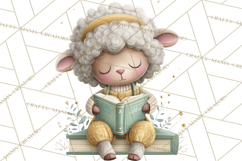 Whimsical Easter Animal Clipart, Printable PNG, Cute Bunny Product Image 4