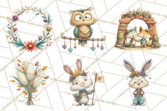 Boho Valentine Cactus Clipart PNG, Desert Romance Clip Art Product Image 7