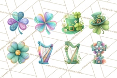 Irish Folk Elements Clipart, St. Patrick’s Day PNG, Celtic Product Image 7