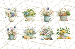 Spring Farmer’s Market Minis Clipart, Rustic Spring Png Product Image 2