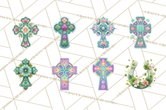 Irish Folk Elements Clipart, St. Patrick’s Day PNG, Celtic Product Image 2