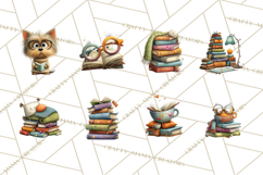 Bookish Dogs PNG Clipart, Cozy Dog Reading, Cute Cartoon Pup Product Image 3