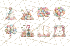 Farm Animals Dance Party Clipart, Dancing Cow Pig Sheep Png Product Image 4