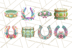 Irish Folk Elements Clipart, St. Patrick’s Day PNG, Celtic Product Image 6