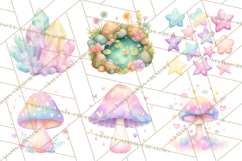 Fantasy Baby Creatures Clipart PNG, Cute Pastel Watercolor Product Image 7