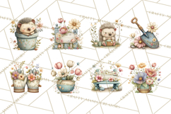 Garden Friends Clipart, Spring Animals Clip Art PNG Product Image 6