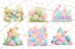 Safari Baby Animals Clipart PNG, Cute Pastel Watercolor Png Product Image 8