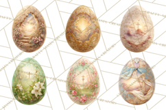 Christian Easter Clipart PNG, Resurrection Easter Egg Product Image 7