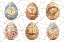 Christian Easter Clipart PNG, Resurrection Easter Egg Product Image 8