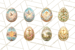 Christian Easter Clipart PNG, Resurrection Easter Egg Product Image 5