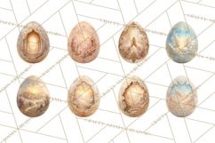 Christian Easter Clipart PNG, Resurrection Easter Egg Product Image 2