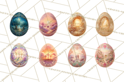 Christian Easter Clipart PNG, Resurrection Easter Egg Product Image 4