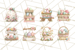 Easter Farm Animals Clipart PNG, Farm Animals Easter Eggs Product Image 5