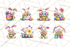 Easter Animals Clipart PNG, Cute Easter Animal Clip Art Product Image 5