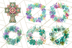 Irish Folk Elements Clipart, St. Patrick’s Day PNG, Celtic Product Image 8