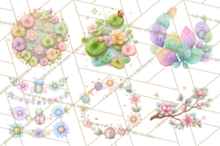 Spring Insects Clipart PNG, Cute Baby Bugs Watercolor Png Product Image 7