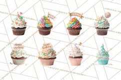 Birthday Cupcakes PNG, Colorful Cupcake Clipart, Sprinkles Product Image 5