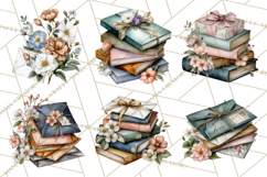 Romantic Letter Clipart, Love Notes Clip Art PNG, Floral Product Image 6