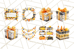 Construction Birthday Party Clipart, Builder Celebration Png Product Image 4