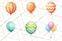 Birthday Balloon Clipart, Balloon Bunch PNG, Party Balloon Product Image 7