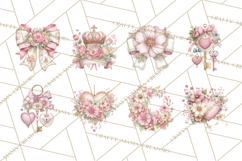 Floral Girl Power Clipart, Girly Feminine Icons Png Product Image 8
