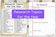 52 Research Topics For The Year Product Image 1
