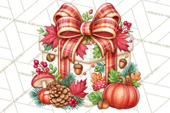 Multi Christmas Gifts Clipart PNG, Themed Wrapped Presents Product Image 2