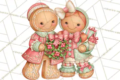 Gingerbread People Clipart, Gingerbread People Product Image 2