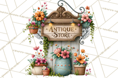 Small Town Summer Clipart PNG Scenes Product Image 2