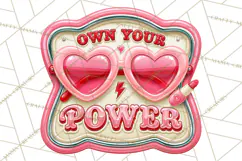 Girl Power Retro Diner Sign PNG Clipart Product Image 3