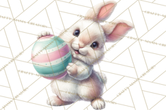 Easter Egg Hunt Clipart, Easter PNG, Sublimation Designs Product Image 2