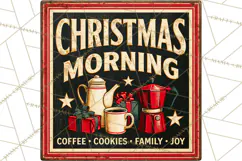 Vintage Christmas Signs Clipart PNG Product Image 3