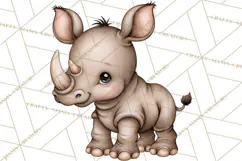 Safari Clipart African Animals Watercolor PNG Product Image 3
