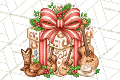 Multi Christmas Gifts Clipart PNG, Themed Wrapped Presents Product Image 3