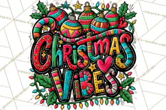 Whimsical Christmas Shirt Graphic PNG Holiday Doodle Quote Product Image 3