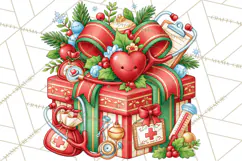 Sports & Occupations Christmas Gifts Clipart Product Image 4