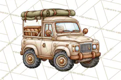 Safari Clipart African Animals Watercolor PNG Product Image 4