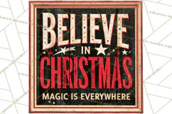 Vintage Christmas Signs Clipart PNG Product Image 4