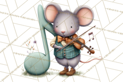 Mischievous Mouse Occupation Clipart PNG Product Image 3
