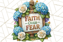 Heartfelt Inspirational Floral PNG Clipart Product Image 4
