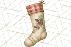 Vintage Farmhouse Christmas Decor PNG Product Image 4