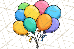 Birthday Party Clipart PNG Graphics, Birthday PNG Product Image 3