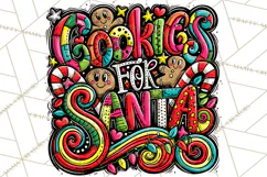 Whimsical Christmas Shirt Graphic PNG Holiday Doodle Quote Product Image 4