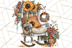 Inspirational Farmhouse Sunflower Clipart PNG Product Image 5